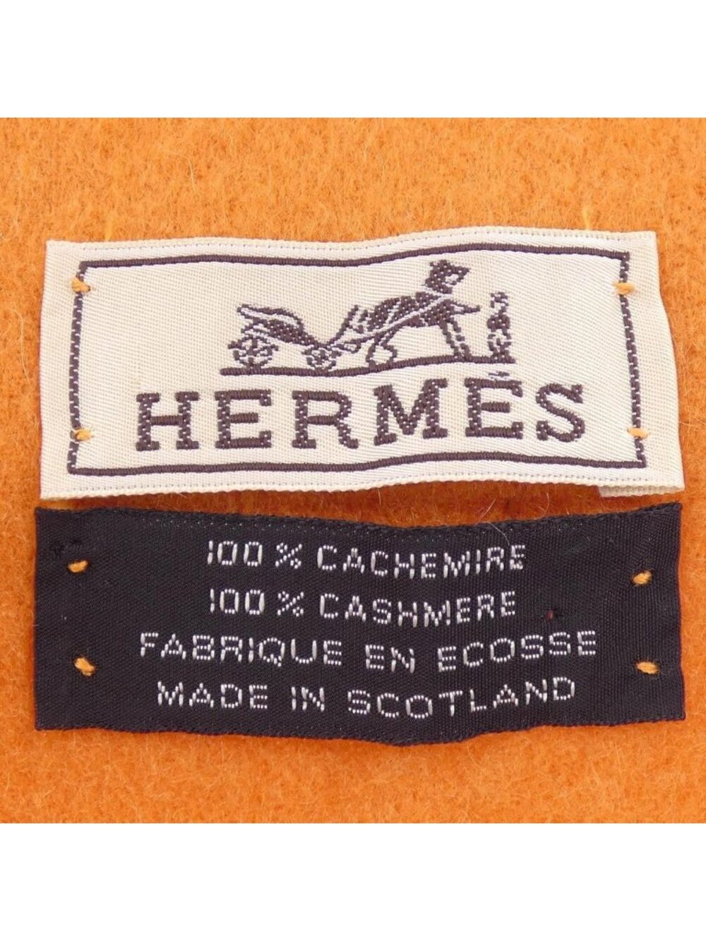 Hermes Scarf Orange - Picture 3 of 4